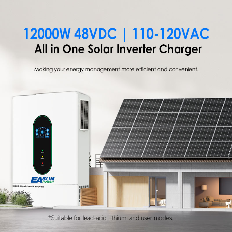 EASUN POWER US 12KW 12000W Spl - Grid Tie Inverter Limiter 2000W ulasan dan harga